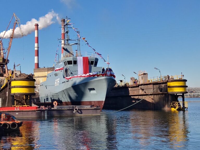 У Польщі спустили на воду майбутній протимінний корабель Rybitwa