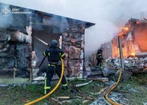 ДСНС показали наслідки удару РФ по Харкову
