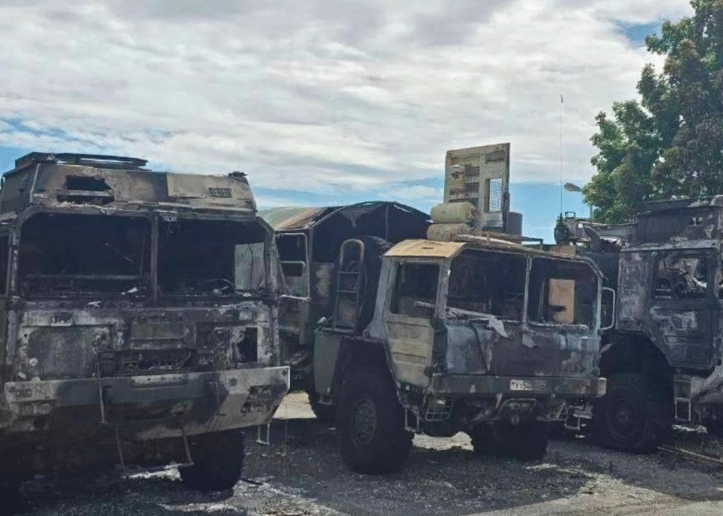 Сплутали з технікою ЗСУ: у Німеччині спалили вантажівки Бундесверу