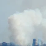 У районі вантажного порту ЗАЕС зафіксовано задимлення