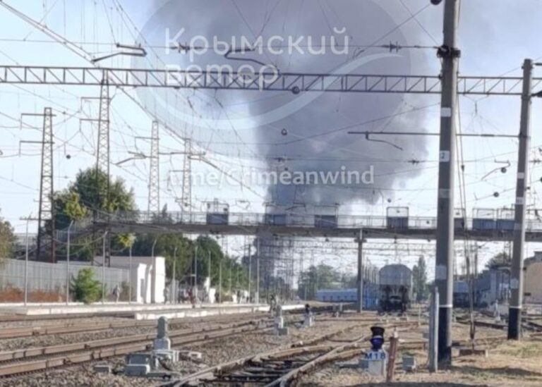 Дрони атакували залізничну інфраструктуру в Криму