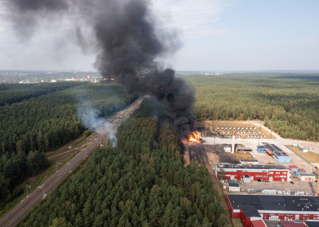 У Вільнюсі вибухнули вагони зі зрідженим газом