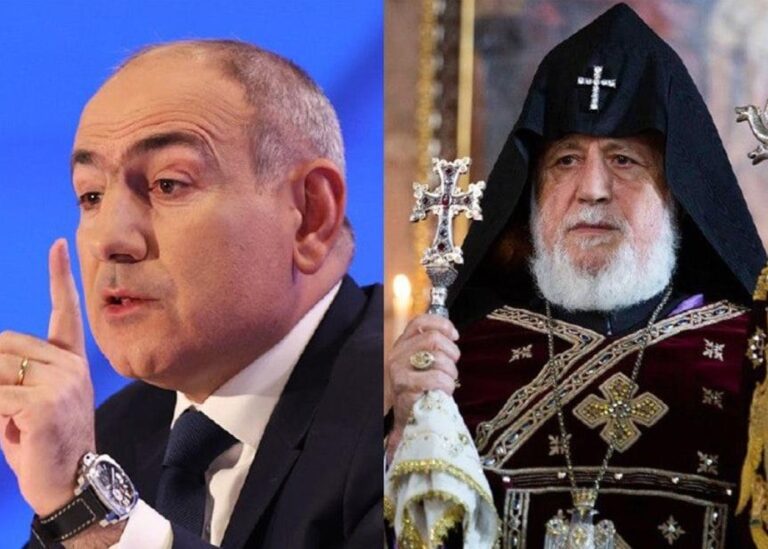 Пашинян: Католикос усіх вірмен незаконно захопив патріарший престол