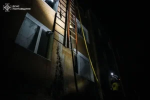 Атака на Полтавщину: кадри від ДСНС