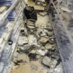 Іноземець підпалив гіпермаркет на Київщині: деталі та фото