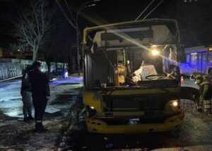 В Києві вибухнув пасажирський автобус
