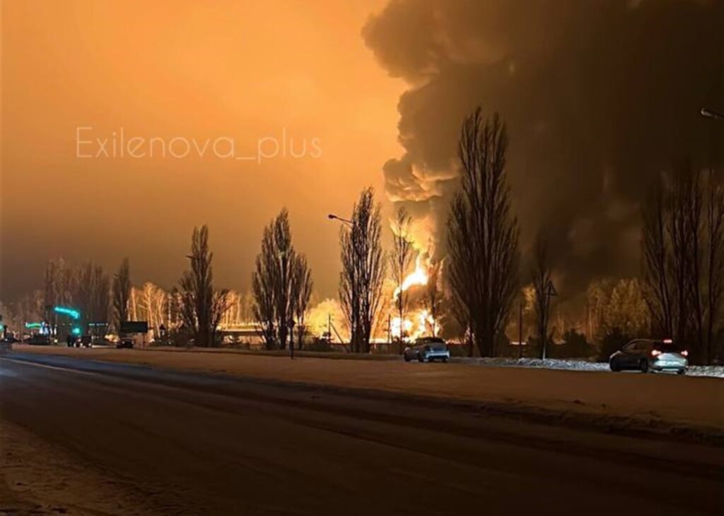 У Бєлгородській області РФ палає нафтобаза - OSINT