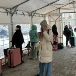 «Укрзалізниця» встановила пункт обігріву на вокзалі Перемишля