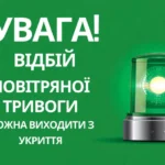 В Україні оголошено відбій повітряної тривоги