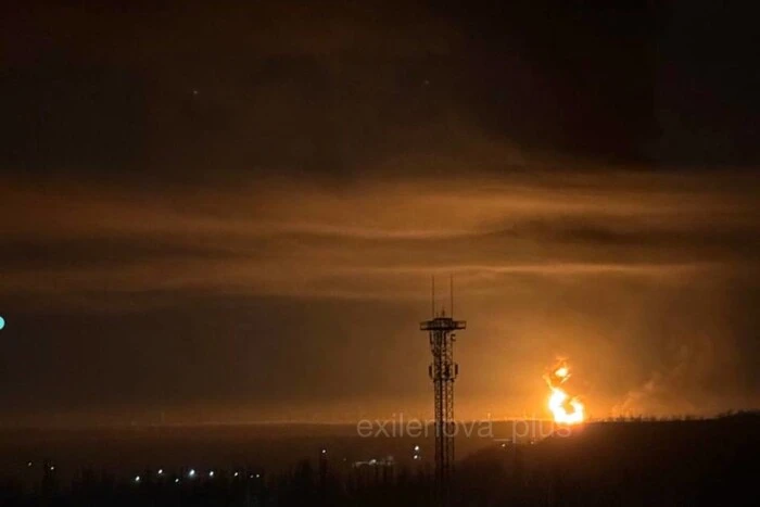 Безпілотники атакували нафтобазу в окупованій Макіївці