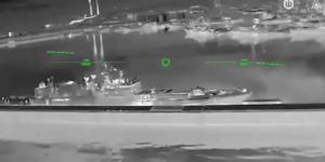 Носій "Калібрів": Сили безпілотних систем вразили фрегат "Адмірал Григорович" (відео)
