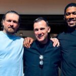 Шевченко завітав на тренування Усика та Джошуа