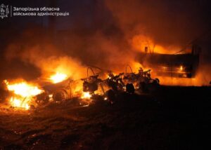 Наслідки комбінованого обстрілу Запоріжжя показали в ОВА