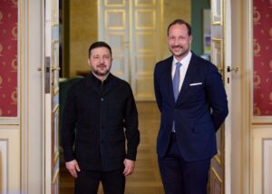 Зеленський зустрівся з кронпринцом Норвегії