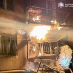 РФ атакувала Дніпро: зайнялася 5-поверхівка