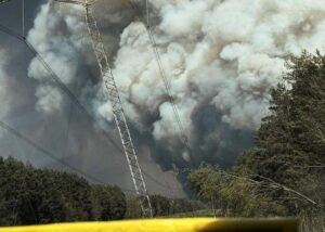 У Чорнобильській зоні спалахнула масштабна пожежа
