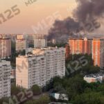 Москву атакують дрони, горять промислові об'єкти РФ