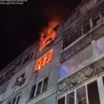 Російський безпілотник вдарив по багатоповерхівці у Павлограді