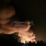 У Криму посилився блекаут після чергового нічного нальоту: Дрони вразили Таврійську ТЕС  у Сімферополі, що забезпечує левову частку генерації на півострові. Вражено й інші важливі цілі