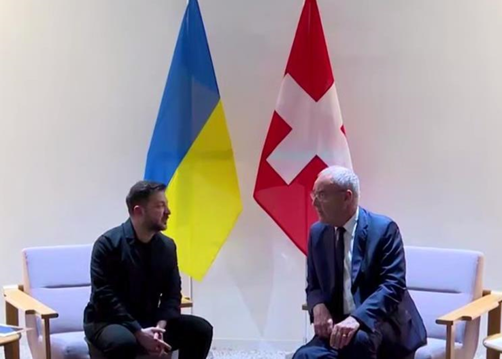 Зеленський зустрівся з президентом Швейцарії