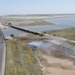 Чонгарські мости, автомобільний та залізничний. Фото 2023 року