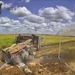 Вороже авто наїхало на міну